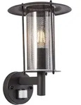 Brilliant Aussenwandleuchte, Schwarz, Metall, 22.5x31.6x19.8 cm, Lampen & Leuchten,