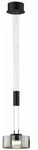 Fischer & Honsel Led-H&auml;ngeleuchte Lavin, Schwarz, Sand, Metall, Glas, F,...