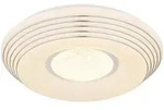 Globo Led-Deckenleuchte, Klar, Opal, Wei&szlig;, Chrom, Metall, Kunststoff,...