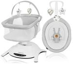 Lionelo Wiege Bella Set 2 in 1, Grau, 76.5x57.5x60.5 cm, Babym&ouml;bel, Babybetten,