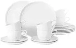 Seltmann Weiden Kaffeeservice, Wei&szlig;, Keramik, 18-teilig, 24x18.1x43 cm, Essen &