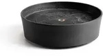 Ecopots Blumentopfuntersetzer, Dunkelgrau, Kunststoff, Beton Optik, Rund, 8.3...