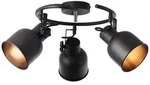 Brilliant Spotspirale, Schwarz, Metall, 51x18x51 cm, Lampen & Leuchten,