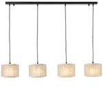 Brilliant Pendelleuchte, Schwarz, Metall, 125x113.5x22 cm, Lampen & Leuchten,