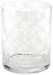 Joop! Vase Allover, Transparent, Glas, zylindrisch, 22 cm, Dekoration, Vasen,