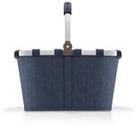 Reisenthel Einkaufskorb Carrybag herringbone dark blue, Dunkelblau, Textil, 22 L,