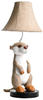 Happy Lamps Led-Kindertischleuchte Eddie, Beige, Textil, rund,rund, F, 26.5x61x28 cm,