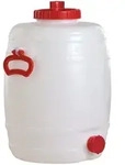 Graf Universal-Fass, Wei&szlig;, Kunststoff, 30 L, 33x46x33 cm, Gartenzubeh&ouml;r,