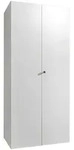 Xora Mehrzweckschrank, Wei&szlig;, Holzwerkstoff, 4 F&auml;cher, 80x185x54 cm, BQ - B&uuml;ndnis