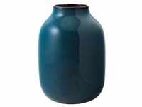 like.Villeroy & Boch Vase, Blau, Keramik, 22 cm, Dekoration, Vasen, Keramikvasen