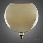 Led-Filament-Leuchtmittel Glo, Grau, Glas, G, 8 W, 30 cm, Lampen & Leuchten,