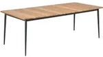 Niehoff Garden Gartentisch, Anthrazit, Teak, Metall, Teakholz, massiv, rechteckig,