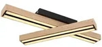 Globo Led-Deckenleuchte, Opal, Schwarz, Metall, Kunststoff, 36.5x11x51.5 cm, CE,