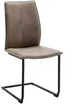 Dieter Knoll Schwingstuhl, Braun, Schwarz, Metall, Textil, Rundrohr, 46x93x56...