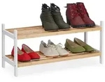 Relaxdays Schuhregal, Mehrfarbig, Holz, 70x33x26 cm, Garderobe, Schuhaufbewahrung,