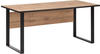 Mid.you Schreibtisch, Eiche, Holzwerkstoff, rechteckig, Kufe, 75x73.2x160 cm,