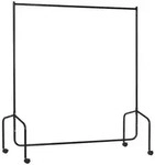 Homcom Metall, Schwarz, Metall, 150x170x60 cm, Garderobe, Garderobenst&auml;nder