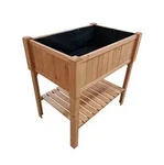 Coemo Hochbeet, Natur, Holz, 40x90x120 cm, CE, Gartenzubeh&ouml;r, Hochbeete