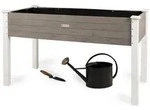 Wondermake Hochbeet, Wei&szlig;, Holz, 124x75x63 cm, Gartenzubeh&ouml;r, Hochbeete