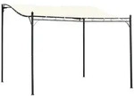 Outsunny Pergola, Creme, Metall, 297x250x297 cm, Sonnenschutz & Sichtschutz,