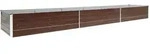 vidaXL Hochbeet, Braun, Metall, 80x45x480 cm, Gartenzubeh&ouml;r, Hochbeete