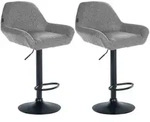 CLP Barhocker, Grau, Metall, 51x89x52 cm, Esszimmer, Barm&ouml;bel, Barhocker