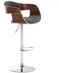 CLP Barhocker, Dunkelgrau, Metall, 50x88x48 cm, Esszimmer, Barm&ouml;bel, Barhocker