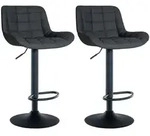 CLP Barhocker, Schwarz, Metall, 48x81x54 cm, Esszimmer, Barm&ouml;bel, Barhocker