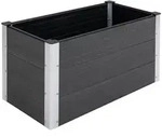 Outsunny Blumenk&uuml;bel,, Grau, Metall, 50x55.5x100 cm, Gartenzubeh&ouml;r, Hochbeete