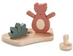 Hauck Motorikspiel Play Shaking S, Buche, Terracotta, Olivgr&uuml;n, Holz, 11x13x20...
