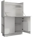 Vicco Sekret&auml;r, Wei&szlig;, Holzwerkstoff, 6 F&auml;cher, Rechteckig, 85x118.9x27 cm,