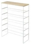 Yamazaki Schuhregal, Wei&szlig;, Metall, 25x87x66 cm, Garderobe, Schuhaufbewahrung,