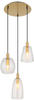 Globo Hängeleuchte, Messing, Metall, Glas, 150 cm, Lampen & Leuchten,