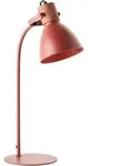 Brilliant Tischleuchte Erena, Rot, Holz, Metall, 18x52x28.5 cm, Schnurschalter,