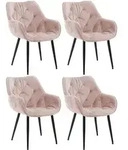 CLP Armlehnenstuhl, Pink, Metall, 58x83x62 cm, Esszimmer, St&uuml;hle,...