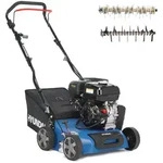 Hyundai Benzin-Vertikutierer, Blau, Metall, 40 L, 4,000 W, 58.5x111x115 cm,