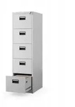 Jan Nowak Aktenschrank, Grau, Metall, 46x162x62 cm, Arbeitszimmer,...