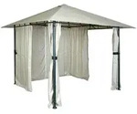 MCW Pergola, Wei&szlig;, Textil, 300x255x300 cm, Sonnenschutz & Sichtschutz,...