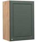 Vicco H&auml;ngeschrank, Gr&uuml;n, Honigeiche, Holzwerkstoff, 3 F&auml;cher, Rechteckig,