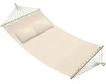 tectake H&auml;ngematte, Beige, Textil, 150x2.5x325 cm, Gartenm&ouml;bel, H&auml;ngematten