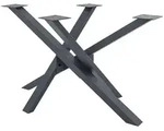 CLP Tischbein, Grau, Metall, 120x72x70 cm, Esszimmer, Tische, Esstische, Tischsysteme