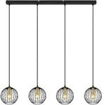 Globo H&auml;ngeleuchte, Schwarz, Messing, Metall, rund,rund, 16x150x100 cm,...