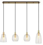 Globo H&auml;ngeleuchte, Messing, Metall, Glas, 16x120x107 cm, Lampen & Leuchten,