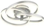 Globo Led-Deckenleuchte Herwig, Grau, Opal, Metall, Kunststoff, 57.5x20x60 cm, CE,