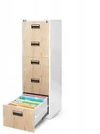 Jan Nowak Aktenschrank, Wei&szlig;, Metall, 46x162x62 cm, Arbeitszimmer,...