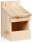 Relaxdays Nistkasten, Hellbraun, Holz, 12x20x15.5 cm, Gartenzubeh&ouml;r,...