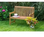 Gardenson Gartenbank Mindanao, Akazie, Holz, Akazie, Hartholz, 2-Sitzer, 107x89x54