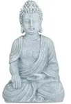 Relaxdays Statue, Grau, Kunststoff, 24x40x15 cm, Dekoration, Skulpturen &