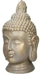 ECD-Germany Buddha, Bronze, Kunststoff, 38x74.5x42 cm, Dekoration, Skulpturen &