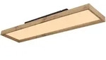Globo Led-Deckenleuchte, Natur, Opal, Wei&szlig;, Metall, Kunststoff, Holzwerkstoff,